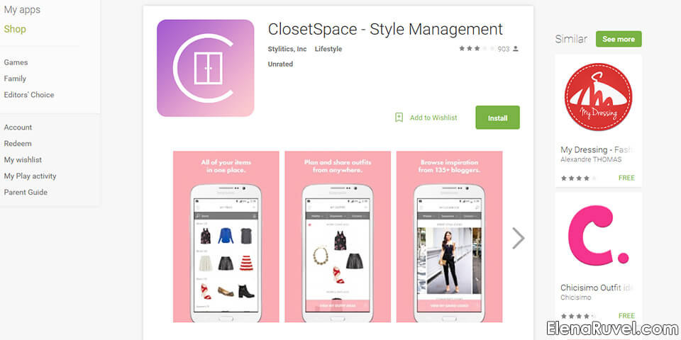 closet space application