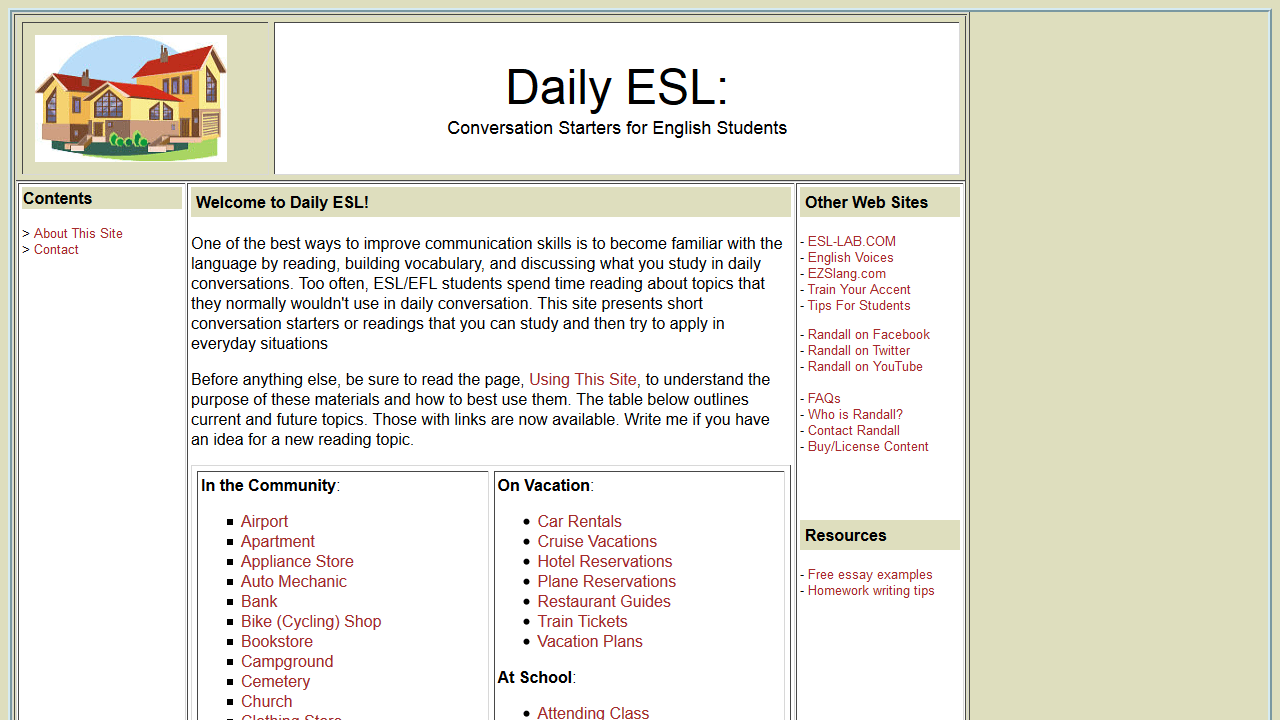 Аудио диалоги Daily ESL