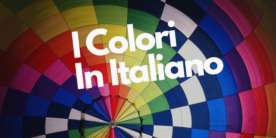 i colori in italiano
