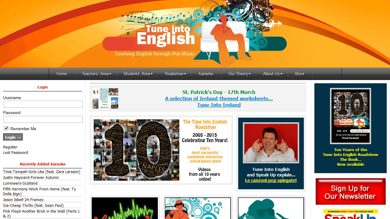 tuneintoenglish.com